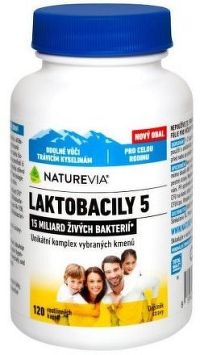 Swiss NatureVia LAKTOBACILY 5 cps.120