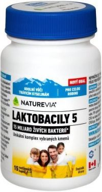 Swiss NatureVia LAKTOBACILY 5 cps.15
