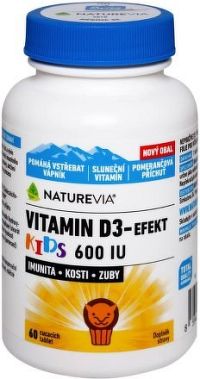 Swiss NatureVia Vitamin D3-Efekt Kids tbl.60