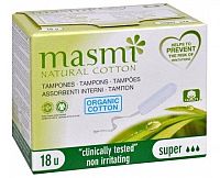 Tampóny Masmi super z or.bavlny 18 ks