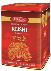 TEREZIA Reishi BIO cps.120+DÁREK Reishi v kávě