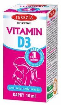 TEREZIA VITAMIN D3 BABY od 1.měsíce 400 IU 10ml