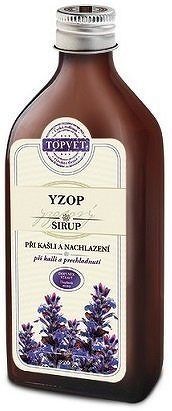 TOPVET Sirup yzopový 320g sklo