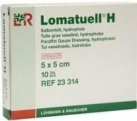 Tyl mastný Lomatuell H 5x5cm sterilní 10ks