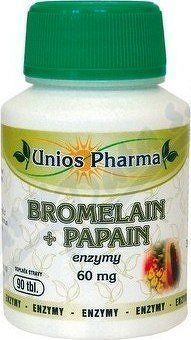 Uniospharma Bromelain+Papaya 60mg tbl.90