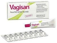Vagisan Zvlhčující krém Kombi 10g + 8 čípků