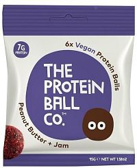 Vegan Protein Balls 45g peanut butter + jam