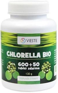 Vieste Chlorella tbl.600 +50 zdarma