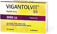 VIGANTOLVIT D3 2000 I.U., 60 tobolek