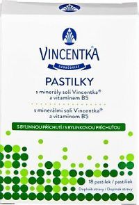 Vincentka pastilky bylinné 18ks