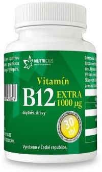 Vitamín B12 EXTRA 1000mcg tbl.30