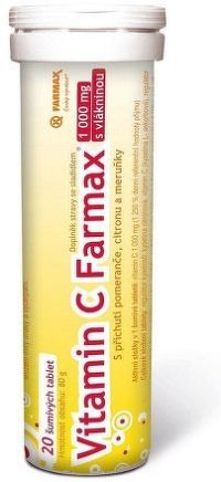 Vitamin C Farmax 1000mg 20 šumivých tablet