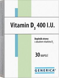 Vitamin D3 400 I.U. Generica cps.30