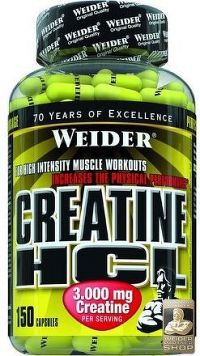 Weider, Creatine HCL, 150 kapslí