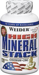 Weider, High Mineral Stack, 120 kapslí
