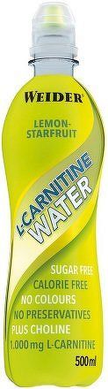 Weider L-Carnitine Water, 500 ml, Lemon-starfruit