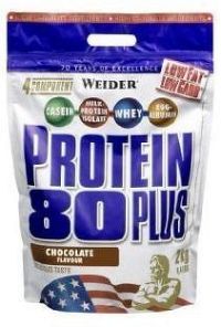 Weider, Protein 80 Plus, 2000 g, Čokoláda