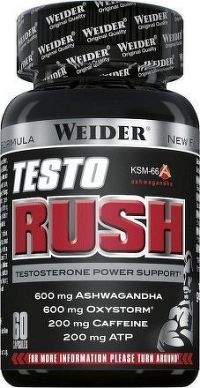 WEIDER, TESTO RUSH TESTOSTERONE, 60 kapslí