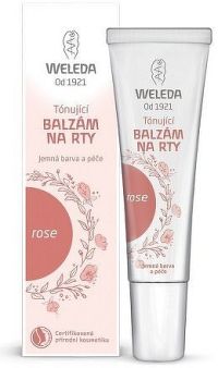 WELEDA Tónující balzám na rty rose 10 ml