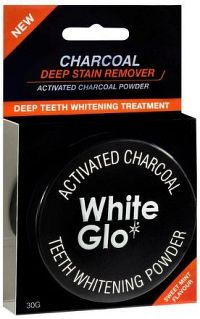 WHITE GLO Charcoal černý pudr 30 g