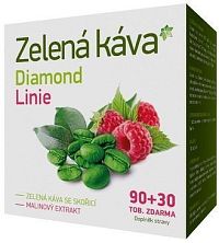 Zelená káva Diamond Linie 90+30 tob. ZDARMA