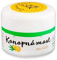 Zelená Země Konopná mast na kůži 12 ml