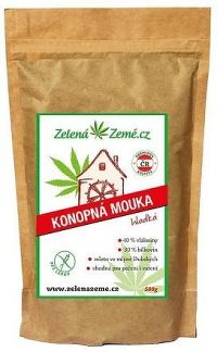 Zelená Země Konopná mouka hladká 500 g