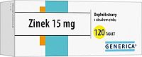 Zinek 15 mg tbl.120 Generica