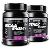 Akce: BCAA Synergy + Nitrox Pump - Prom-IN 550 g + 750 g Raspberry