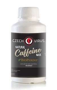 Caffeine Max 200 + Bioperine - Czech Virus 100 kaps.