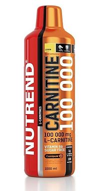 Carnitine 100 000 od Nutrend 1000 ml. Citrón