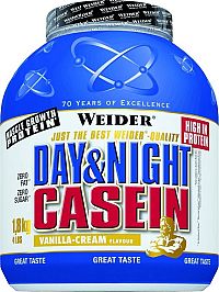 Day & Night Casein - Weider 1800 g Red Berry Cream