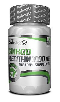 Ginkgo + Lecithin - Biotech USA 90 kaps.