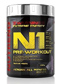 N1 Pre-Workout od Nutrend 510 g Blue Raspberry 