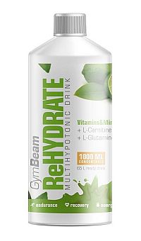 Rehydrataci - GymBeam 1000 ml. Lemon Lime