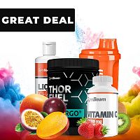 Thor Fuel + Vitargo - GymBeam 600 g Mango Maracuja