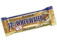 Tyčinka: 32% Whey-Wafer - Weider 35 g Hazelnut