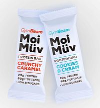 Tyčinka: MoiMuv - GymBeam 60 g Cookies+Cream