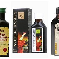 Švédské kapky – bylinné extrakty pro vnitřní i venkovní použití