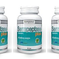 Kompava Serrapeptase Plus - recenze na enzymy proti zánětům