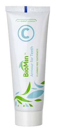 BioMin C zubní pasta pro citlivé zuby bez fluoridů, 75 ml