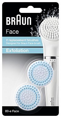 Braun Face 80E Exfoliace náhradní kartáček obličejový 2 ks