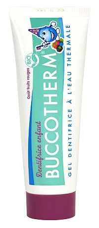 Buccotherm BIO dětská zubní pasta bez fluoridů, lesní ovoce, 50 ml