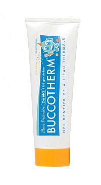 Buccotherm gelová zubní pasta pro děti, broskev, 50 ml