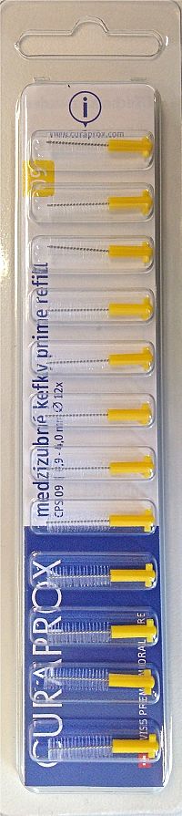 Curaprox CPS 09 prime mezizubní kartáček, žlutý, 12 ks