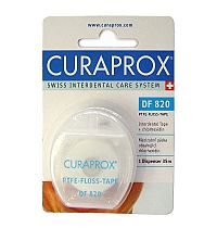 Curaprox DF 820 Floss Tape zubní páska s chlorhexidinem, 35 m