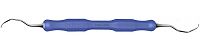 Deppeler Gracey kyreta 13GL14 Deep pro ošetření hlubokých paradontálních kapes s modrým návlekem CleaNEXT