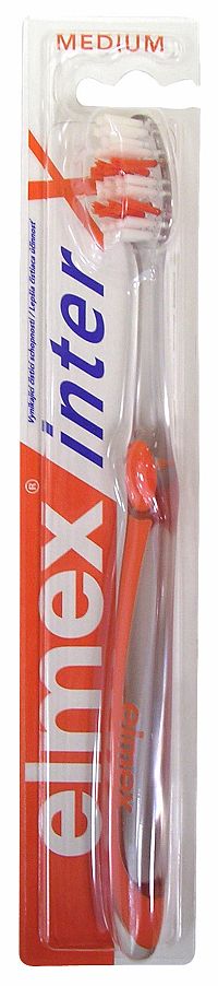 Elmex Inter-X zubní kartáček, Medium