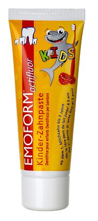 EMOFORM Actifluor KIDS zubní pasta pro děti 0-6 let, 75 ml
