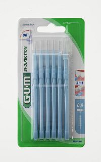 GUM BI-DIRECTION mezizubní kartáčky 0,43 mm, ISO 2, 6 ks